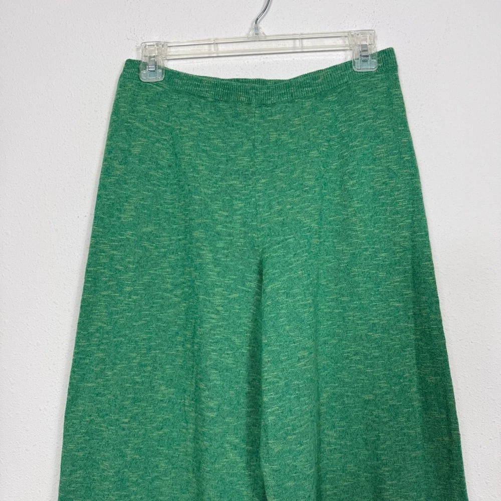 Free People free-est Green Wide Leg High Waist Lounge Pant Sz Small